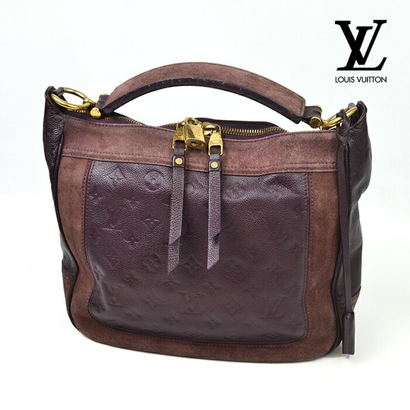 Louis Vuitton Handbags - Louis Vuitton Audacious PM Monogram Empreinte Suede Shoulder Bag Purple